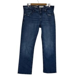 T.K. Axel Slim Boot Cut Stretch Denim Jeans Mens 34/32 Denim Cowboy Ranch Rodeo